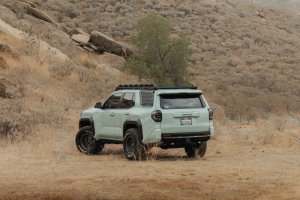 Toyota 4Runner Exterior Window Molle - Driver Side - DV8 Offroad - For DV8 Roof Rack - Black Powder Coated - `25-`26